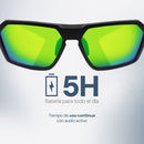 Lentes de Sol con Audio Vortx Sport Audio Glasses STF 5Hrs Uso Protección UV400