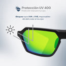 Lentes de Sol con Audio Vortx Sport Audio Glasses STF 5Hrs Uso Protección UV400