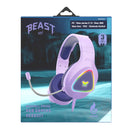 Audífonos Gamer alámbricos STF Beast Muspell Prime: Bocina 50mm, Micrófono, Lila