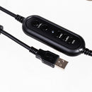 Audífonos Gamer Híbridos On ear STF Beast MSA-010: Triple conexión, Videojuegos, Micrófono ajustable, Luz, Sonido 7.1 Digital