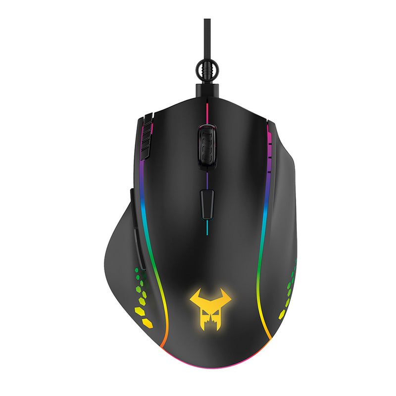 Mouse Gamer | STF Beast Abysmal Arsenal Prime | Óptico gaming para computadora Negro