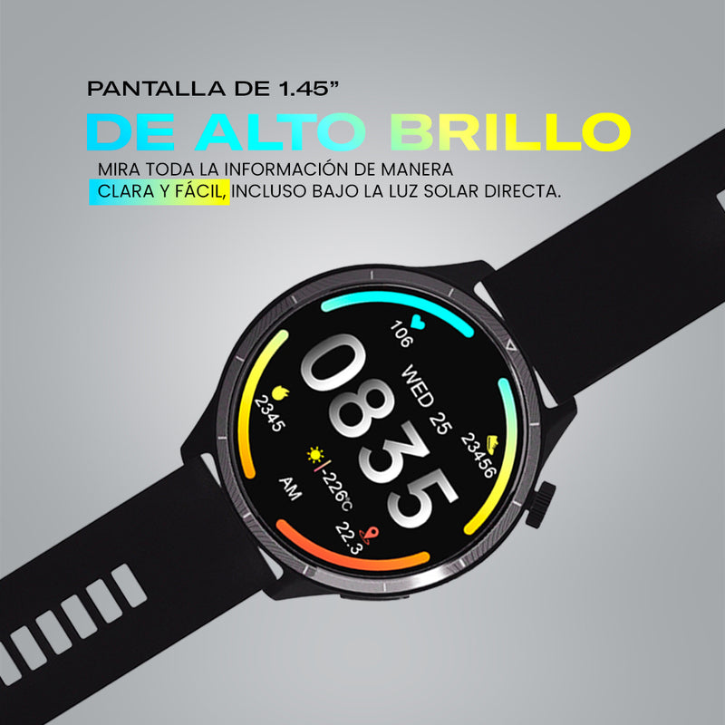 Smartwatch reloj inteligente | STF Kronos Evolution | Contesta llamadas IP67