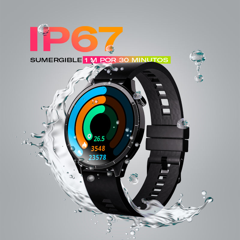 Smartwatch reloj inteligente | STF Kronos Evolution | Contesta llamadas IP67