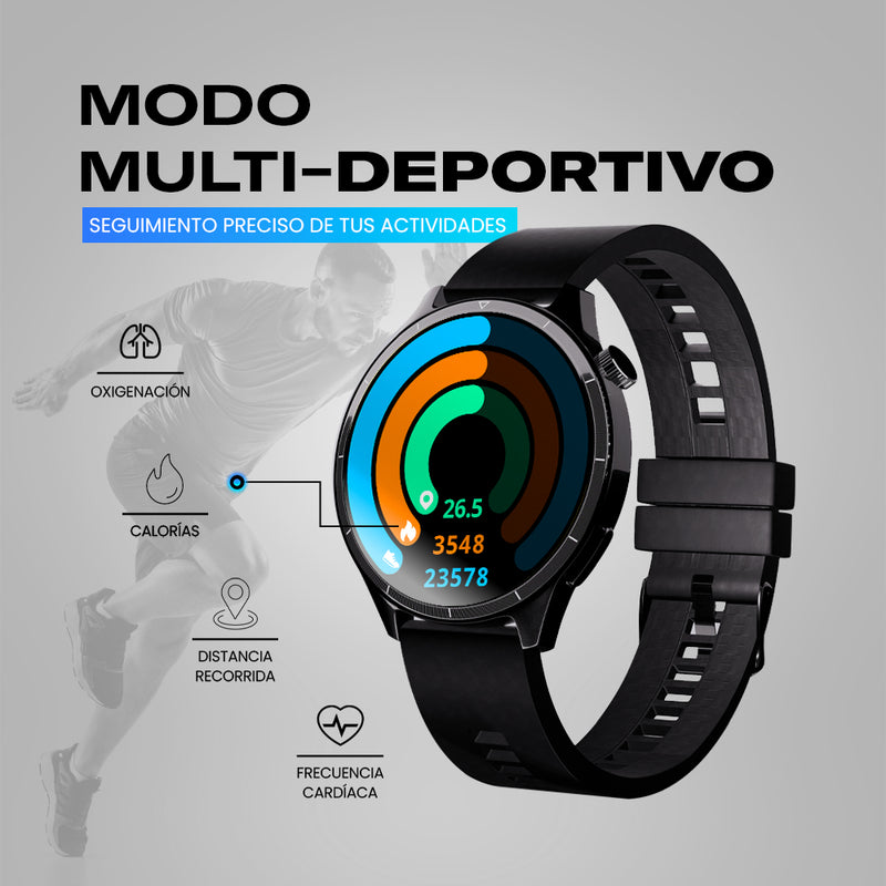 Smartwatch reloj inteligente | STF Kronos Evolution | Contesta llamadas IP67