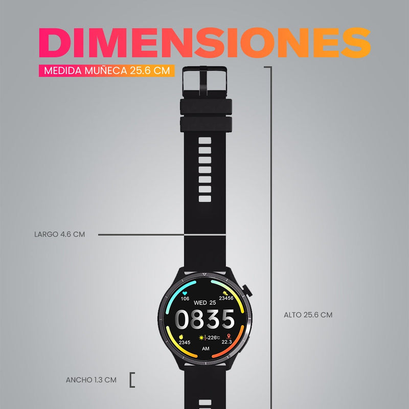 Smartwatch reloj inteligente | STF Kronos Evolution | Contesta llamadas IP67
