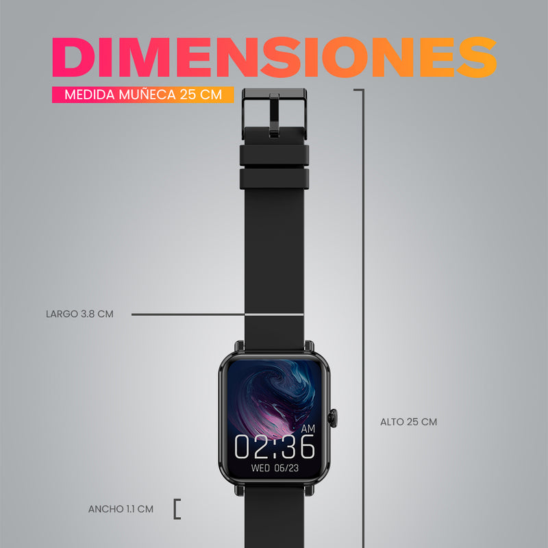 Smartwatch reloj inteligente | STF Kronos Ultimate | AMOLED 1.78", IP67
