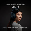 Audifonos Cleer Alpha Over-Ear: ANC Adaptativo, Audio Espacial, 35h Batería, Hi-Res azul