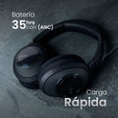 Audifonos Cleer Alpha Over-Ear: ANC Adaptativo, Audio Espacial, 35h Batería, Hi-Res negro