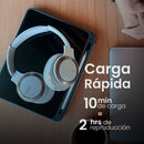 Audifonos Inalámbricos Over Ear Cleer Enduro STF ANC 60h Uso Blanco