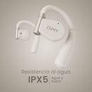 Audifonos Cleer ARC II Music Open-Ear: conexión 5.3, Hi-Res Audio, 35h Batería, UV Case gris