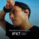 Audifonos Cleer ARC 3 Open-Ear: Sonido Hi-Res, Dolby Atmos, 50h Batería, IPX7 Negro