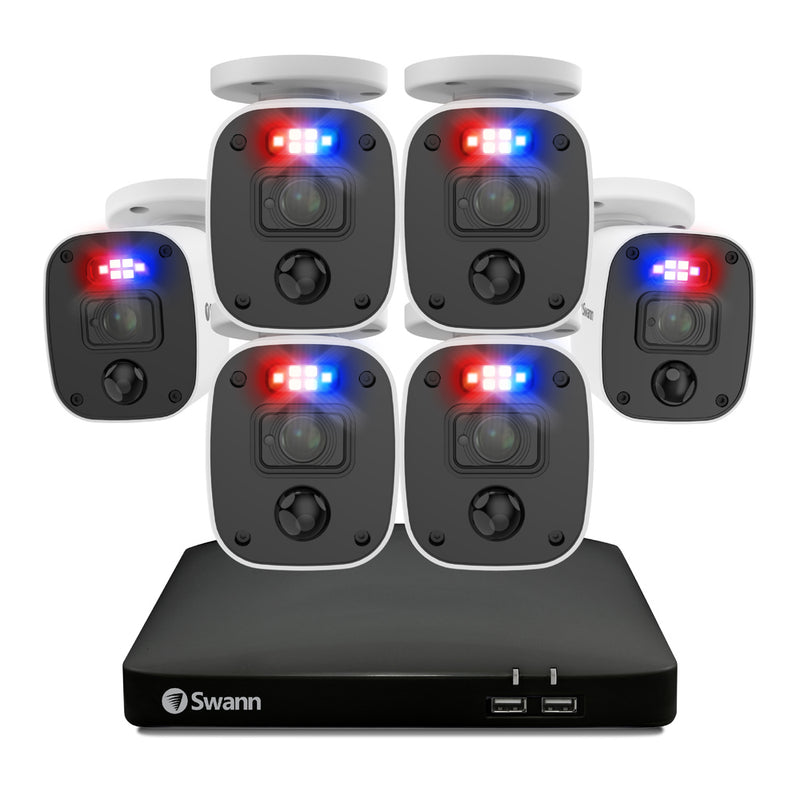 Sistema de seguridad Swann: 1080p, con audio y visión nocturna
