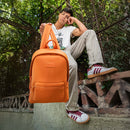 Mochila para laptop CoolCapital Slay: 14" pulgadas, Naranja
