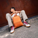 Mochila para laptop CoolCapital Slay: 14" pulgadas, Naranja