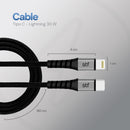 Cable Tipo C a Lightning 1.8m Carga Ultra Rápida 30W MFi Certificado