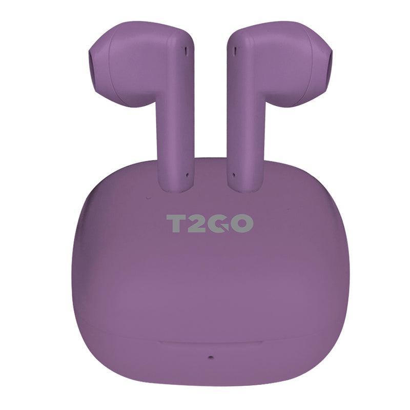 Audífonos Inalámbricos True Wireless | T2GO Sonum | 3hrs uso, Lila