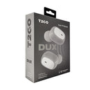 Audífonos Inalámbricos TWS T2GO Dux: 3hrs uso, micrófono, Gris