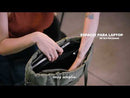 Bolsa CoolCapital Tote Bag Fuji: Laptop 14", Resistente y Ajustable, Azul