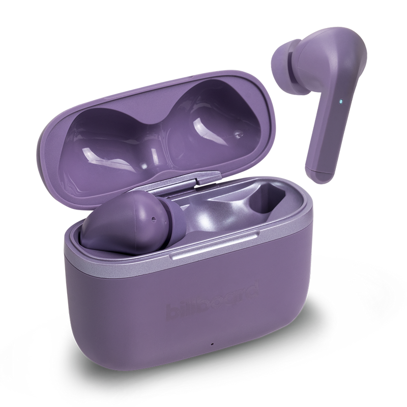 Audífonos Inalámbricos TWS | Billboard Soul ANC ENC Plus | 7hrs uso protección IPX5 morado