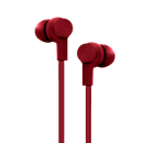 Audífono Alámbrico In-ear Billboard Prime: Con micrófono, conexión 3.5 mm, Rojo