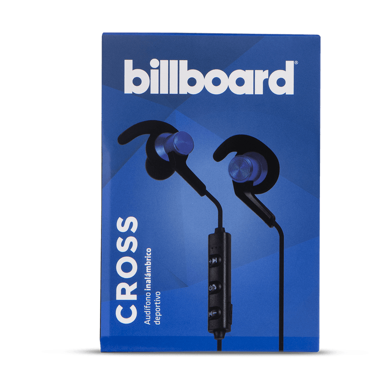 Billboard  Cross Audífonos Inalámbricos Deportivos con Micrófono