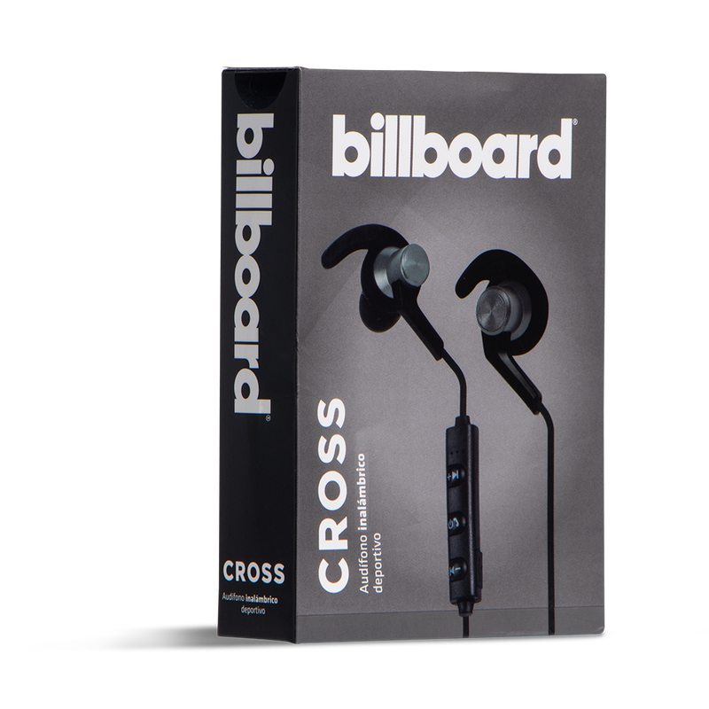 Audífonos Inalámbricos In-ear | Billboard Cross | Deportivos, Gris