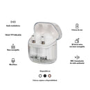 Audífonos Inalámbricos TWS Billboard Soul Clear: ENC, 5hrs uso, con micrófono, negro