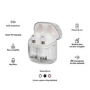 Audífonos Inalámbricos TWS Billboard Soul Clear: ENC, 5hrs uso, con micrófono, Rosa