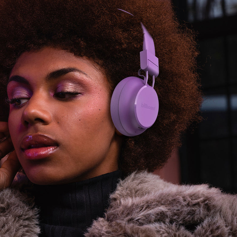 Audífonos Inalámbricos On-ear | Billboard Soul ANC | Cancelación de Ruido Activa Morado