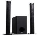 Barra de sonido bocina Billboard Carbono sound bar: 2.1 subwoofer, 60W, audio óptico