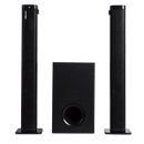 Barra de sonido bocina Billboard Carbono sound bar: 2.1 subwoofer, 60W, audio óptico