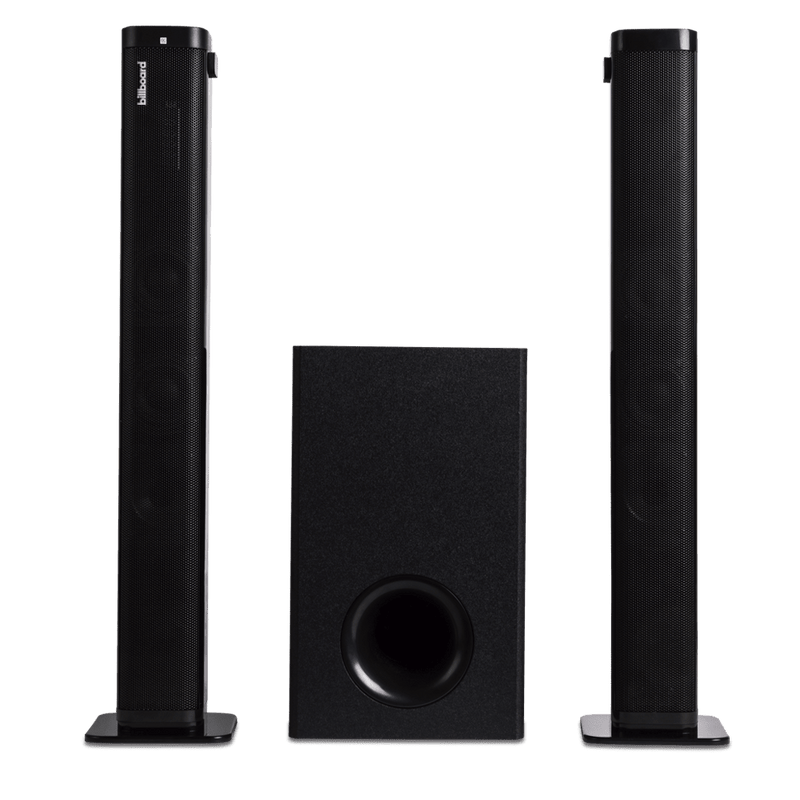 Barra de sonido bocina | Billboard Carbono sound bar | 2.1 subwoofer 60W audio óptico