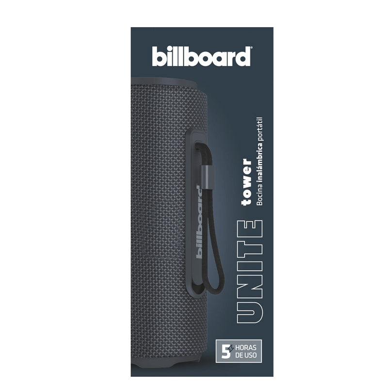 Bocina inalámbrica | Billboard Unite Tower | 3.5 mm, 5hrs Gris