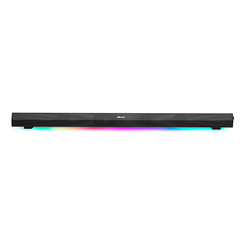Barra de sonido bocina | Billboard Carbono Chroma | 2.0 audio óptico 7 modos luz 50W