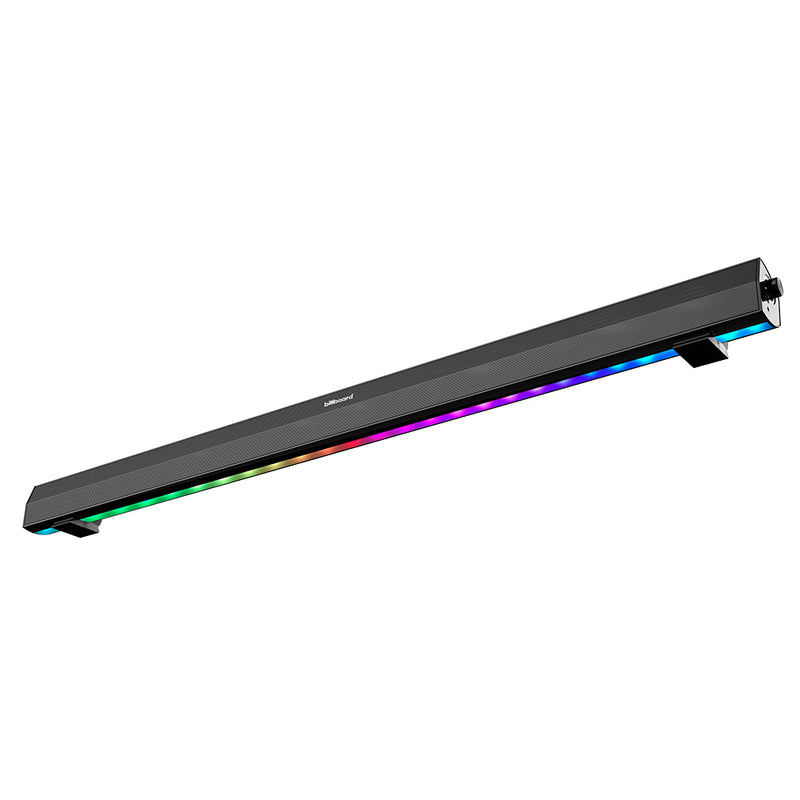 Barra de sonido bocina | Billboard Carbono Chroma | 2.0 audio óptico 7 modos luz 50W