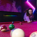 Barra de sonido bocina Billboard Carbono Chroma: 2.0 audio óptico, 7 modos luz, 50W