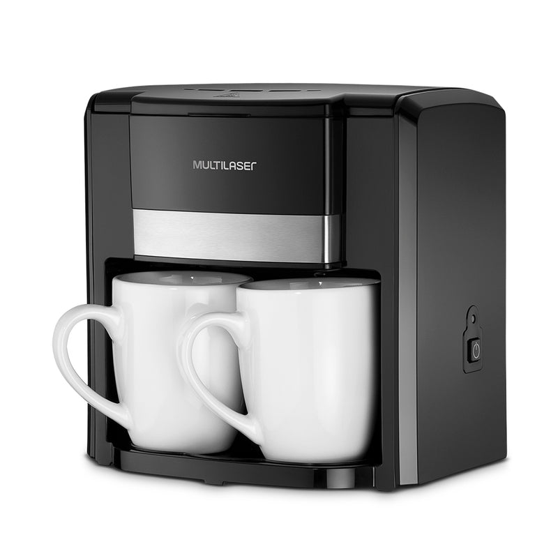 Cafetera Eléctrica | Multilaser |  2 tazas, hierve en 5 min