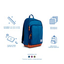 Mochila para laptop | CoolCapital Berlin | 15" pulgadas Azul
