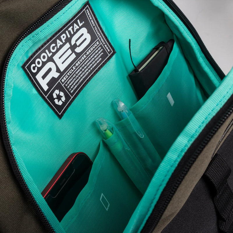 Mochila para laptop ecológica | CoolCapital RE3 | 15" pulgadas reciclado