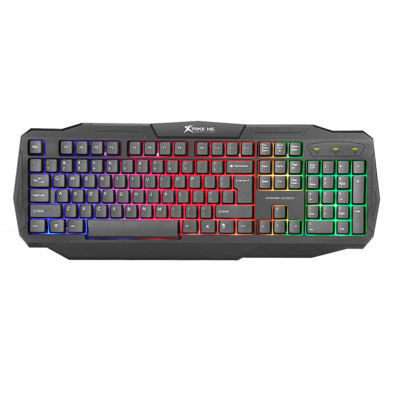 Kit Audífonos, mouse, teclado, mousepad gamer |XTRIKE ME CM-406 |combo gaming para computadora