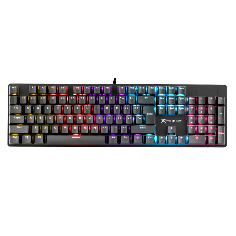 Teclado gamer |XTRIKE ME GK-915 |mecanico con luz gaming para computadora