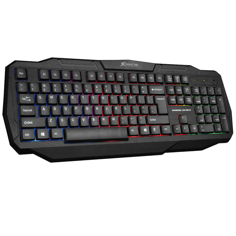 Teclado gamer |XTRIKE ME KB-302 |membrana con luz gaming para computadora