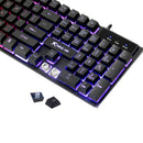 Teclado gamer |XTRIKE ME KB-305 |membrana slim con luz  gaming para computadora