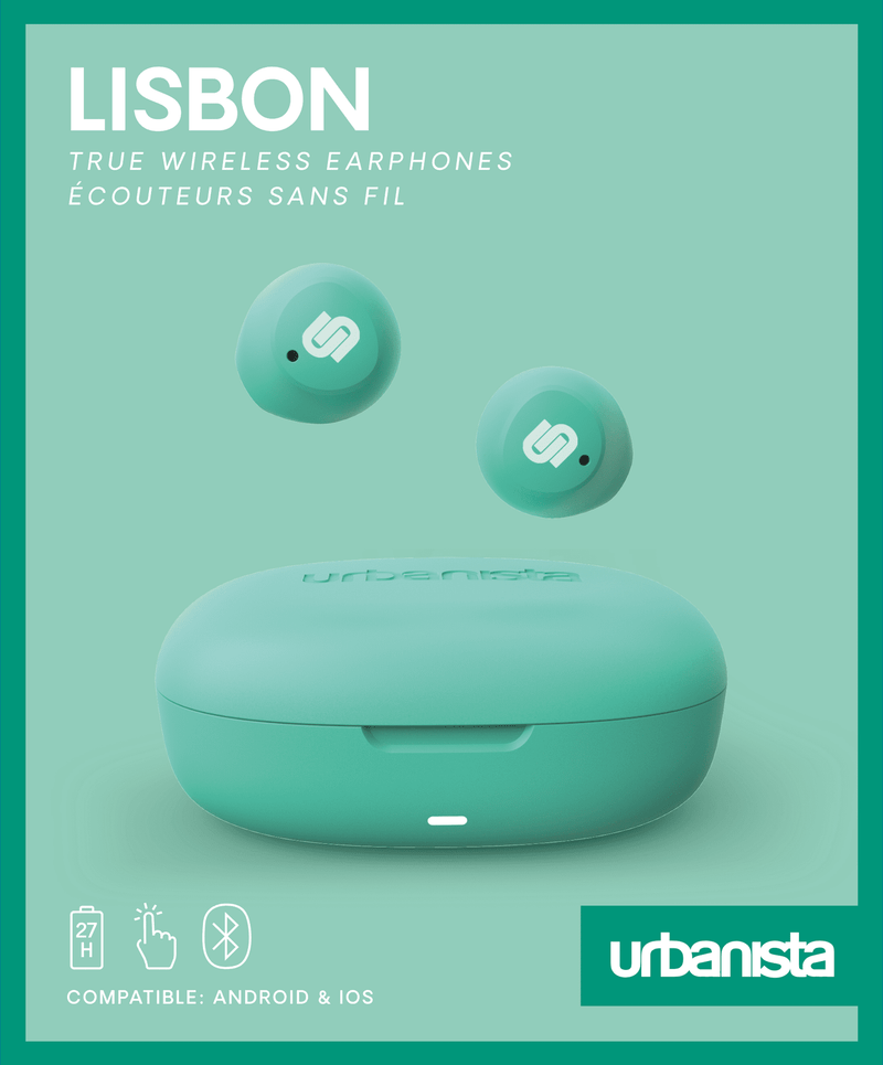 Audífonos Inalámbricos True Wireless  | Urbanista Lisbon | 9hrs