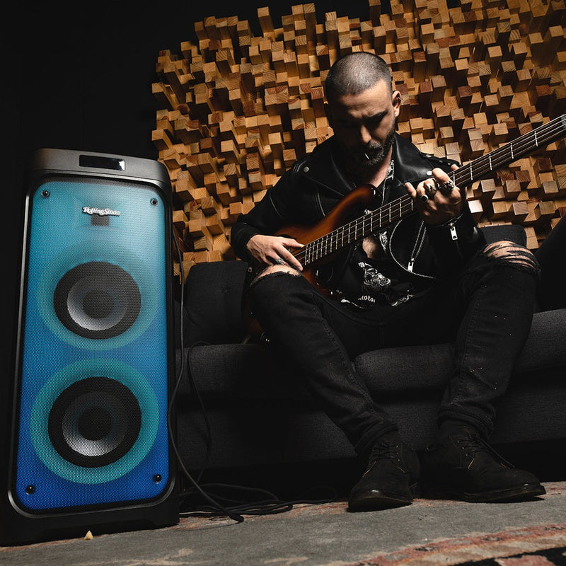 Bafle bocina Inalámbrica | ROLLING STONE Woodstock |Tecnología true wireless y panel led