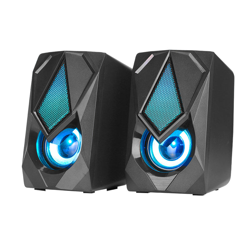 Bocinas estéreo gamer |XTRIKE ME SK-402 |con luz  gaming para computadora