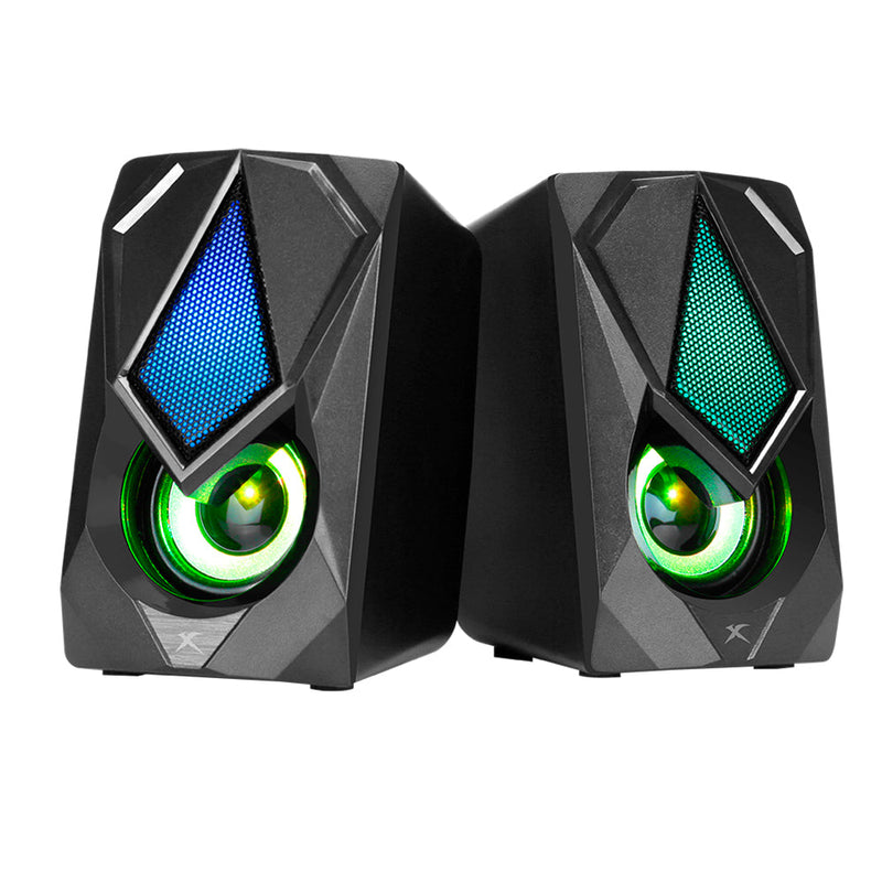 Bocinas estéreo gamer |XTRIKE ME SK-402 |con luz  gaming para computadora