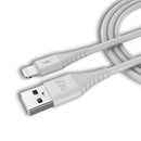 Cable USB a Lightning 1m Carga Estándar Transferencia Datos Blanco