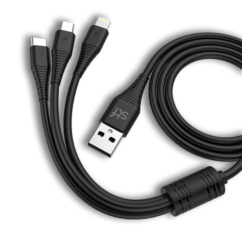 Cable USB - 3 en 1 Carga Estándar 1.5 m