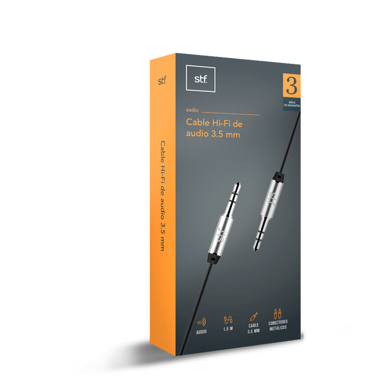 Cable audio |STF Auxiliar |Hi-Fi 1.5 metros